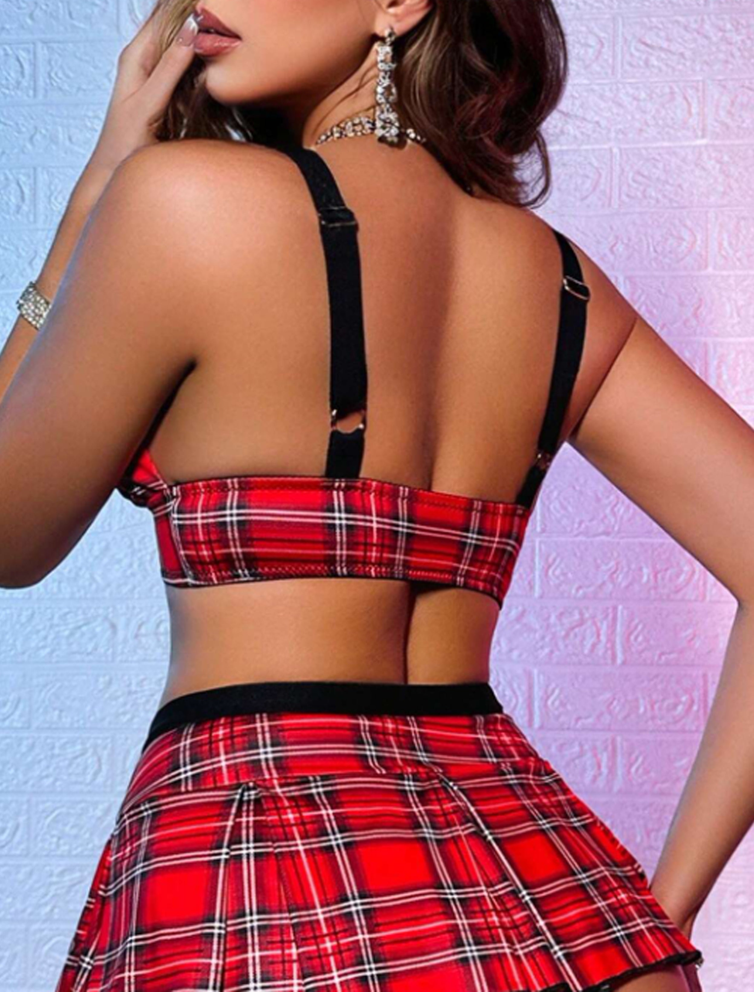 Sexy School Uniform Three-Piece Suit