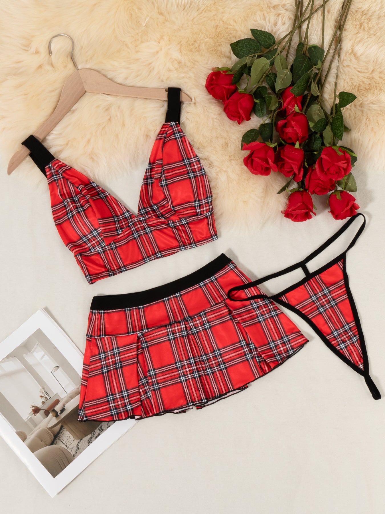 Sexy School Uniform Three-Piece Suit