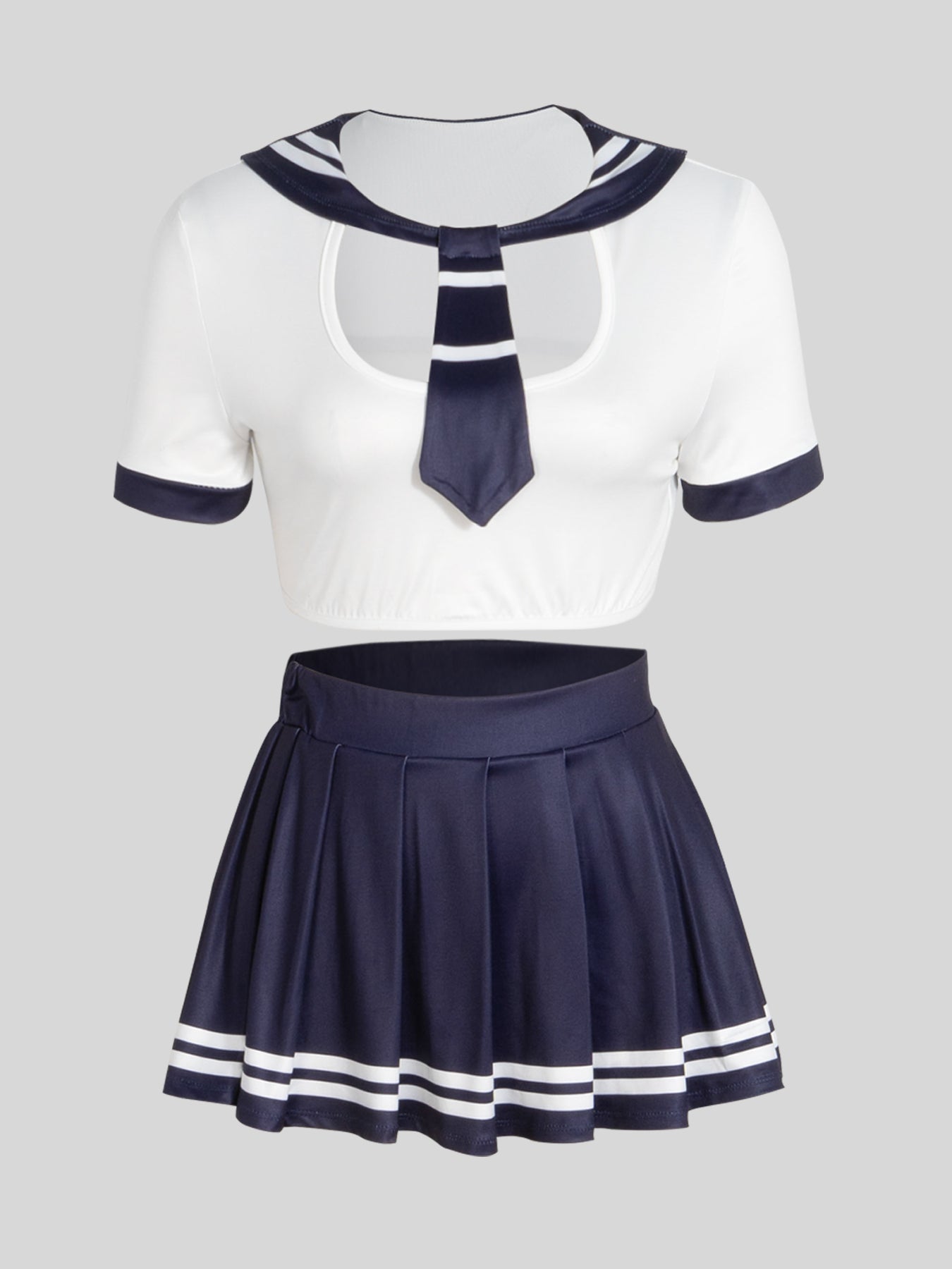 Sexy School Outfit Two-Piece Set