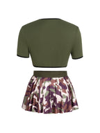 Adjustable Sexy Camouflage 4-Piece Set