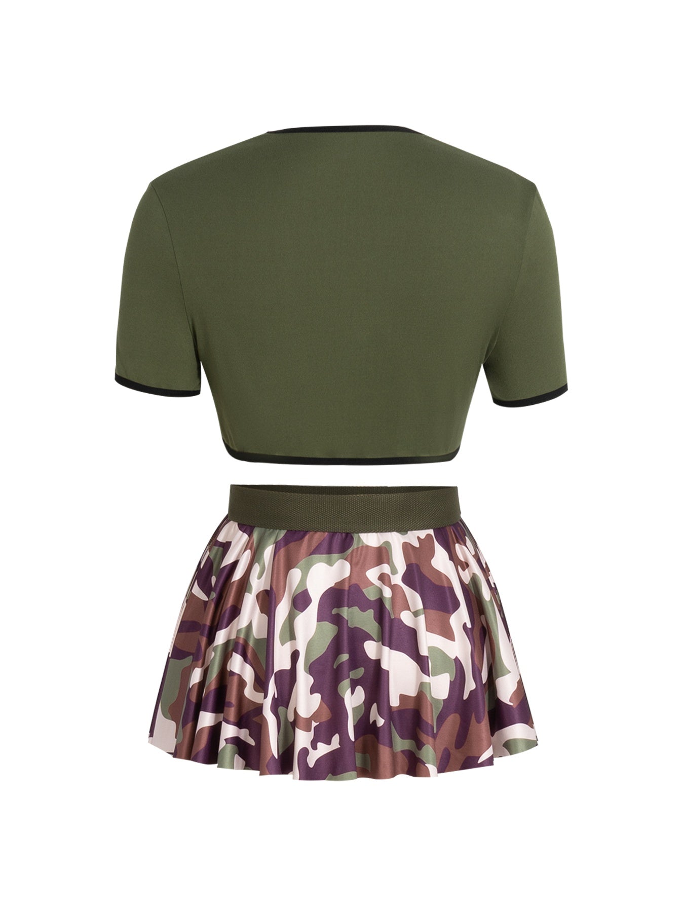 Adjustable Sexy Camouflage 4-Piece Set