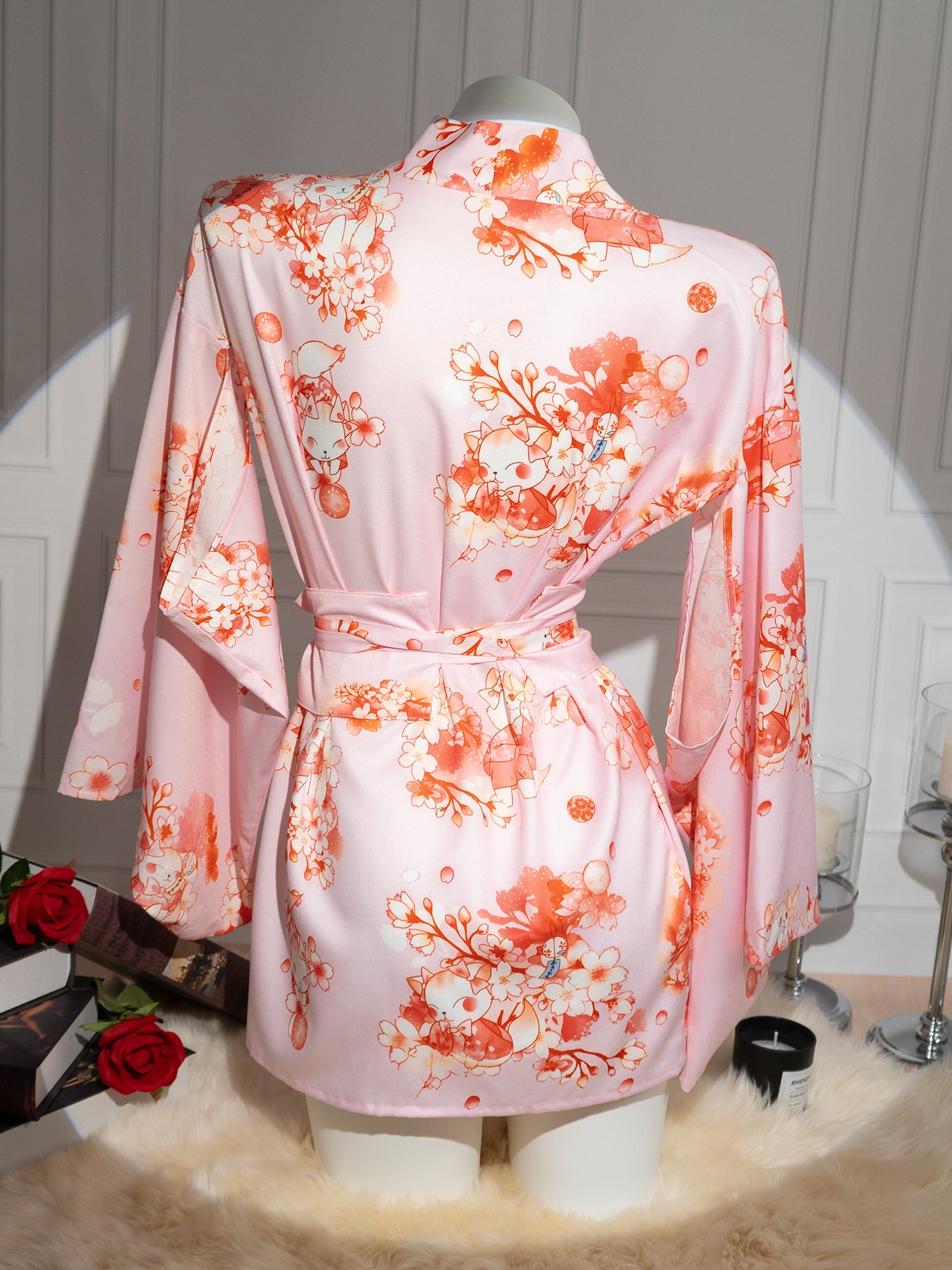Floral Kimono Yukata Robe